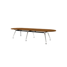 Load image into Gallery viewer, Boardroom Table Upscale RACETRACK Top & Base 144x48
