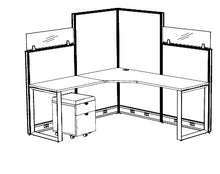 Load image into Gallery viewer, HDL Framework Panel System Layout 14B complete layout diagram