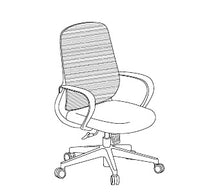 Load image into Gallery viewer, HDL Jupiter Kratos Mid-Back Task Chair - Pack of 2 manufacturer configuration illustration