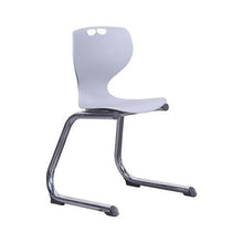 Load image into Gallery viewer, Sofia Chair Cantilevered Base - EDU SOFIA CLV 14 GR front; Heartwood manufacturer photograph