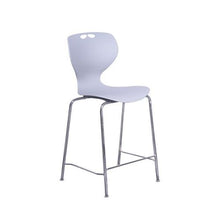 Load image into Gallery viewer, Sofia Chair Post Leg Base - EDU SOFIA LEG 23 GR front; Heartwood manufacturer photograph