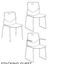 Load image into Gallery viewer, HDL Jupiter Zuma Table-Height Chair - Pack of 4 manufacturer configuration illustration