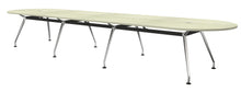 Load image into Gallery viewer, INV-RT19248-MUP-WWCR Upscale complete table – Winter Wood (WW) with chrome legs