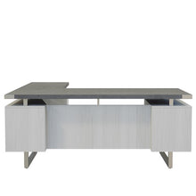 Load image into Gallery viewer, Mirella™ L-Shaped Configuration Desk, BF/BF - Stone Gray