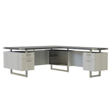 Load image into Gallery viewer, Mirella™ L-Shaped Configuration Desk, BF/BF - Stone Gray