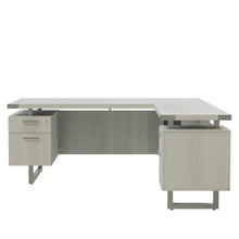 Load image into Gallery viewer, Mirella™ L-Shaped Configuration Desk, BF/BF - White Ash