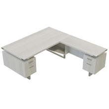 Load image into Gallery viewer, Mirella™ L-Shaped Configuration Desk, BF/BF - White Ash