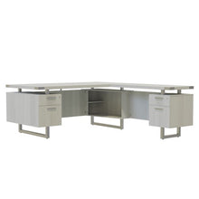 Load image into Gallery viewer, Mirella™ L-Shaped Configuration Desk, BF/BF - White Ash