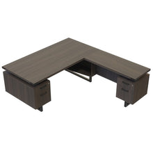 Load image into Gallery viewer, Mirella™ L-Shaped Configuration Desk, BF/BF - Southern Tobacco