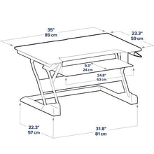 Load image into Gallery viewer, Ergotron WorkFit-T, Sit-Stand Desk Converter Desk Workstation