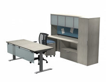 Load image into Gallery viewer, Workstation Height Adjustable Layout 1