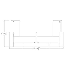 Load image into Gallery viewer, Double Reception Workstation Reception Desk| Sapphire Cubicle System | 3x12x39"H-32"H