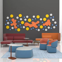 Load image into Gallery viewer, eSCAPE Wall Mounted Acoustic Panels Art | Large Abstract Mural | 15 Colors Available - M&E Business Furnishings