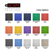Load image into Gallery viewer, eSCAPE Wall Mounted Acoustic Panels Art | Large Abstract Mural | 15 Colors Available - M&E Business Furnishings