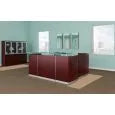 Load image into Gallery viewer, Medina L-Shaped Reception desk with BBF and FF Pedestals – 3 Laminates Available