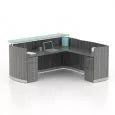 Load image into Gallery viewer, Medina L-Shaped Reception desk with BBF and FF Pedestals – 3 Laminates Available
