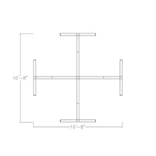 Load image into Gallery viewer, 4-Person Office Divider Cubicle Walls | Sapphire Cubicle System | 5'x5'x65"H