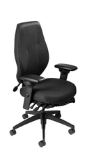 Load image into Gallery viewer, ergoCentric airCentric 2 Multi Tilt Chair with Air Lumbar and Headrest — Black — representative manufacturer photo, headrest not shown
