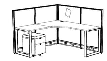 Load image into Gallery viewer, HDL Framework Panel System Layout 14A complete layout diagram
