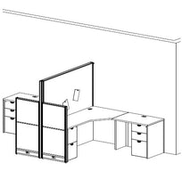 Load image into Gallery viewer, HDL Framework Panel System Layout 3 complete layout diagram
