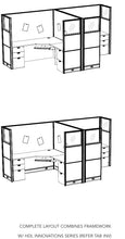Load image into Gallery viewer, HDL Framework Panel System Layout 8 complete layout diagram
