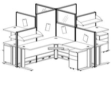 Load image into Gallery viewer, HDL Framework Panel System Layout 9 complete layout diagram

