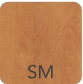 Load image into Gallery viewer, Sugar Maple (SM) manufacturer finish swatch
