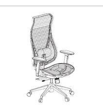 Load image into Gallery viewer, HDL Jupiter Ares High-Back Task Chair manufacturer configuration illustration
