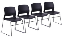 Load image into Gallery viewer, Emma Stacking Chair - JUP EMMA MB BL 00 CLIP; Heartwood manufacturer photograph
