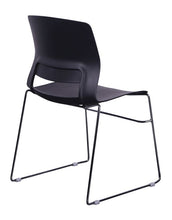 Load image into Gallery viewer, Emma Stacking Chair - JUP EMMA MB BL 03 CLIP; Heartwood manufacturer photograph
