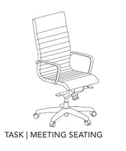 Load image into Gallery viewer, HDL Jupiter Iris High-Back Chair manufacturer configuration illustration
