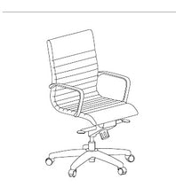 Load image into Gallery viewer, HDL Jupiter Iris Mid-Back Chair manufacturer configuration illustration
