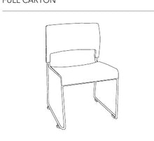 Load image into Gallery viewer, HDL Jupiter Odessa Stacking Chair 2.0 manufacturer configuration illustration
