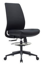 Load image into Gallery viewer, Pontus Drafting Chair - Pontus Polyurethane Drafting Mid-Back - No Arms; Heartwood manufacturer photograph
