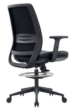 Load image into Gallery viewer, Pontus Drafting Chair - PON DFT MB PU ARM 03 CLIP; Heartwood manufacturer photograph

