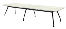 Load image into Gallery viewer, INV-REC14448-MUP-WWBL Upscale complete table – Winter Wood (WW) with black legs

