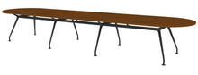 Load image into Gallery viewer, INV-RT19248-MUP-BWBL Upscale complete table – Black Walnut (BW) with black legs
