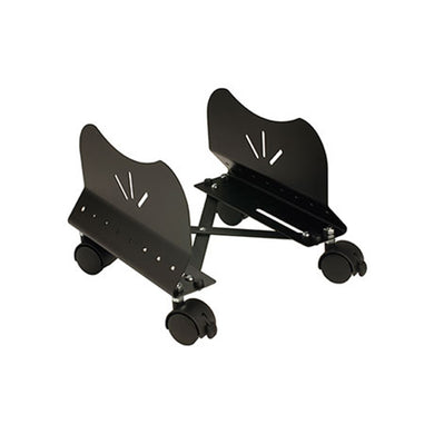 Mobile CPU Holder, Black Powder Coated Finish - meofficesale.com