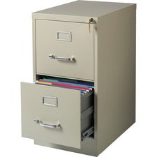 Lorell Commercial-grade Vertical File - 2-Drawer