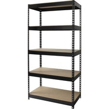 Lorell Riveted Steel Shelving