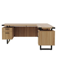 Load image into Gallery viewer, Mirella™ L-Shaped Configuration Desk, BF/BF - Sand Dune
