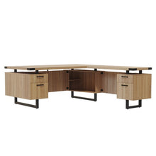 Load image into Gallery viewer, Mirella™ L-Shaped Configuration Desk, BF/BF - Sand Dune
