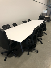 Load image into Gallery viewer, Enwork Sawhorse Conference Boardroom Table - meofficesale.com
