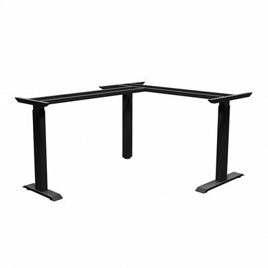 L Shaped Electric Height Adjustable 3 Leg Base - meofficesale.com