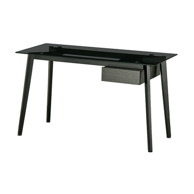 Glass Top Computer Desk with drawer - meofficesale.com