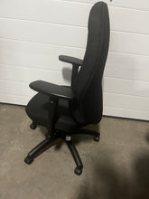Load image into Gallery viewer, Used High Back Comfort Chair, Leather, Black, 300 lbs. Capacity
