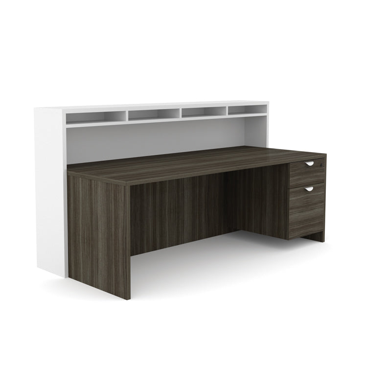 74” Gallery Transaction Shell Reception Desk