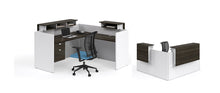 Load image into Gallery viewer, L Shape Modern Reception Desk
