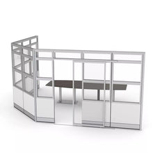 Load image into Gallery viewer, Conference Room with Glass Panels Divider | Sapphire Wall System | 15x14x95&quot;H
