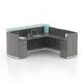 Load image into Gallery viewer, Medina L-Shaped Reception desk with BBF and FF Pedestals – 3 Laminates Available
